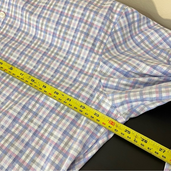 Egara Men’s Plaid Non-Iron Button Up Cotton Shirt - Picture 9 of 11